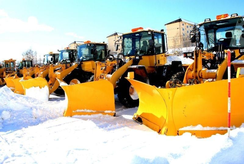 industrial snow plow equipment