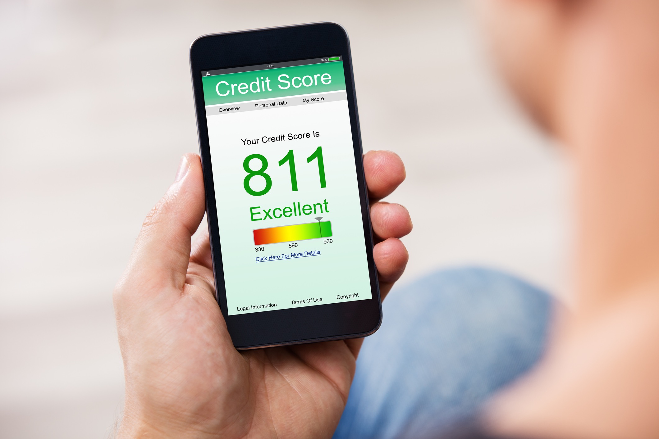 Will my credit score affect my business accepting credit cards